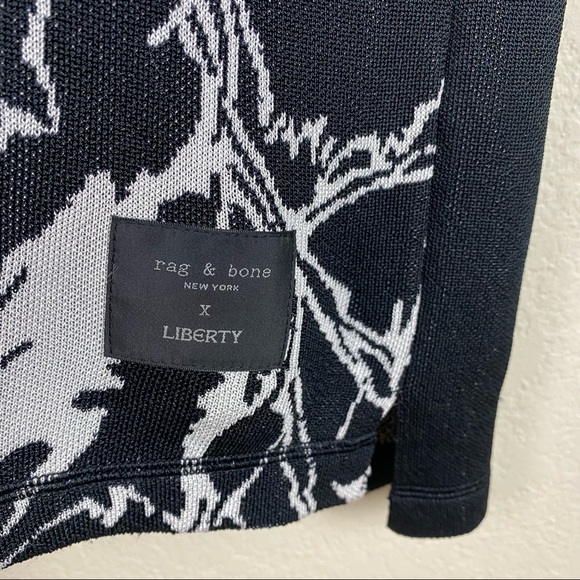 Rag & Bone x Liberty Floral Knit Sweater T Shirt Dress - Picture 8 of 11